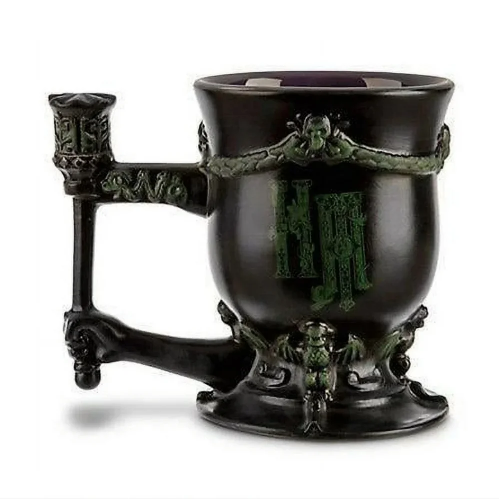 Disney Haunted Mansion Black And Green Dimensional Sculped Mug - Picture 2 of 6